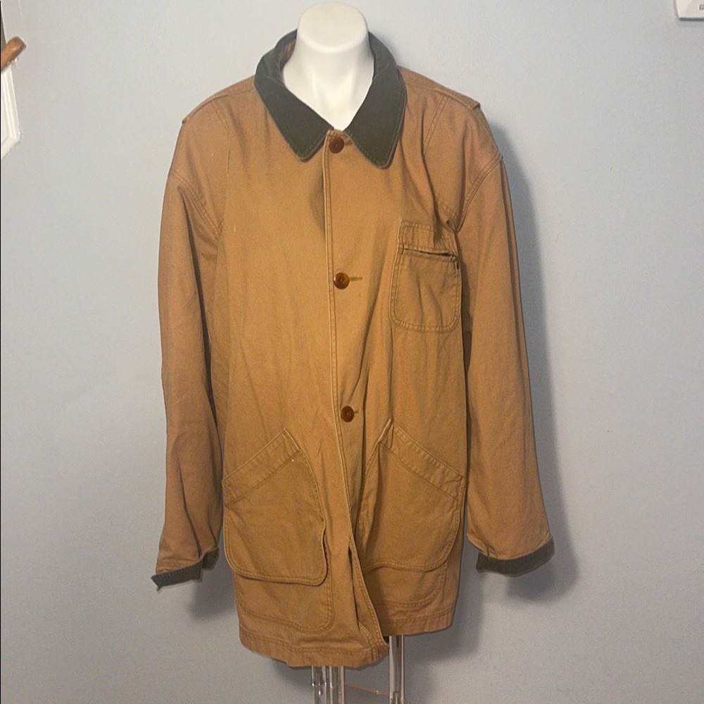L.L. bean Men's Original Field Coat, Unlined. Size XXL, Tall. Tan.